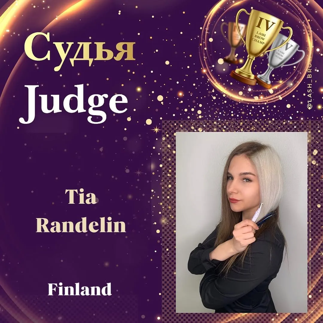 Tia Randelin — WBC judge banner, season 4