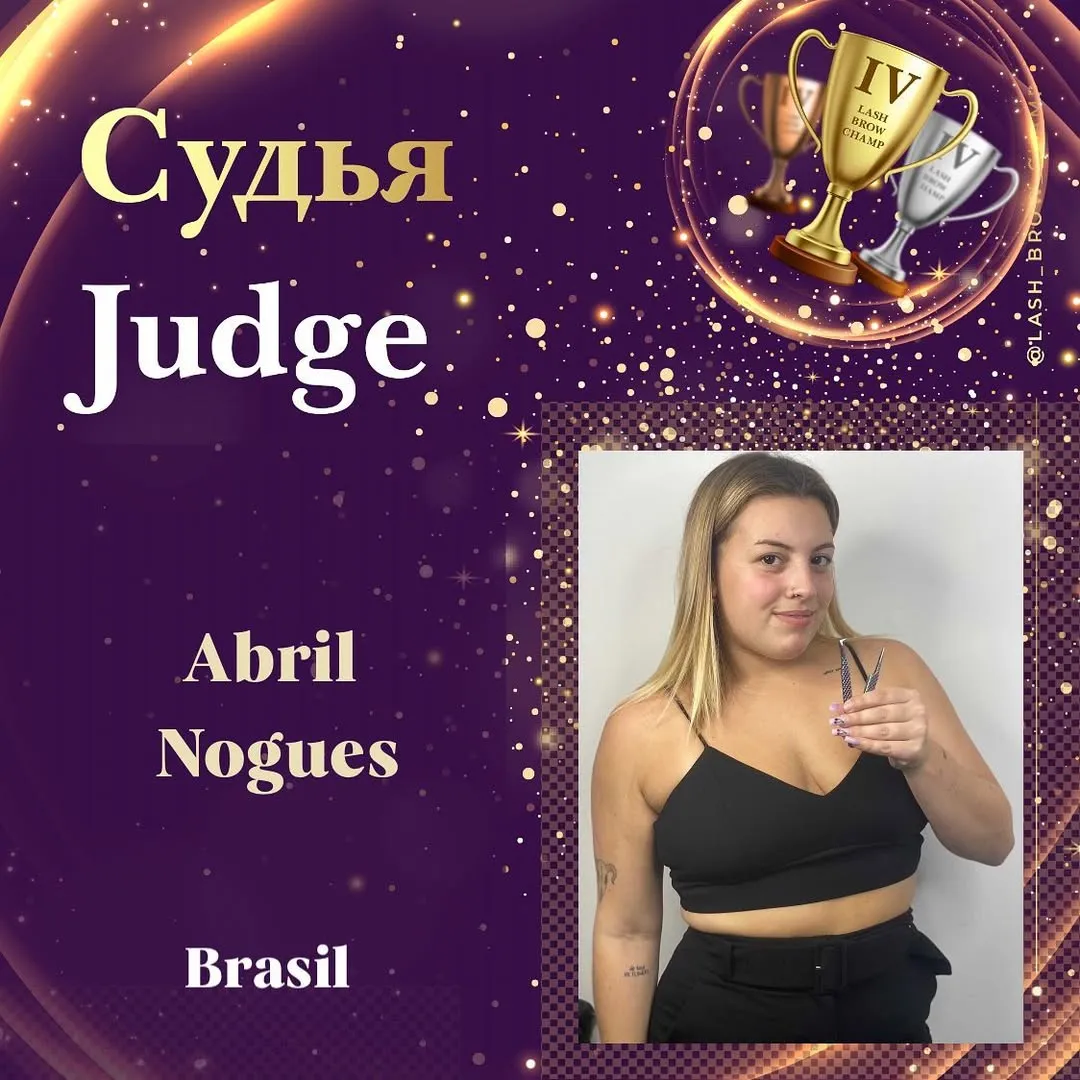 Abril Nogues — WBC judge banner, season 4
