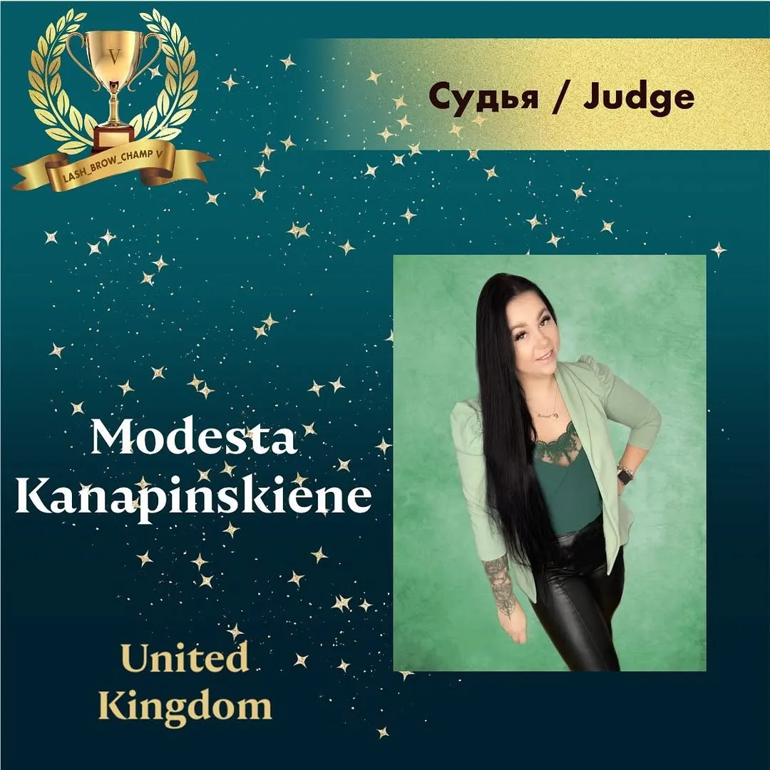 Modesta Kanapinskiene — WBC judge banner, season 5