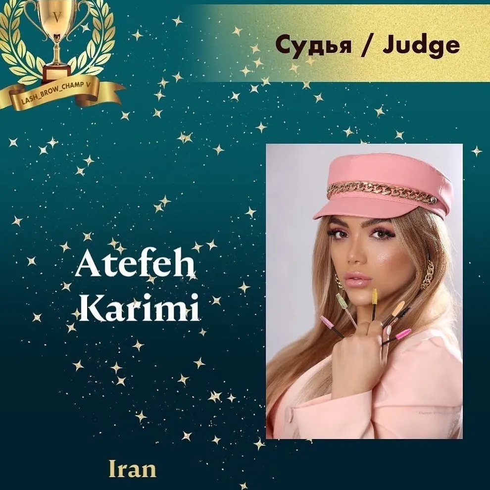Atefeh Karimi — WBC judge banner, season 5