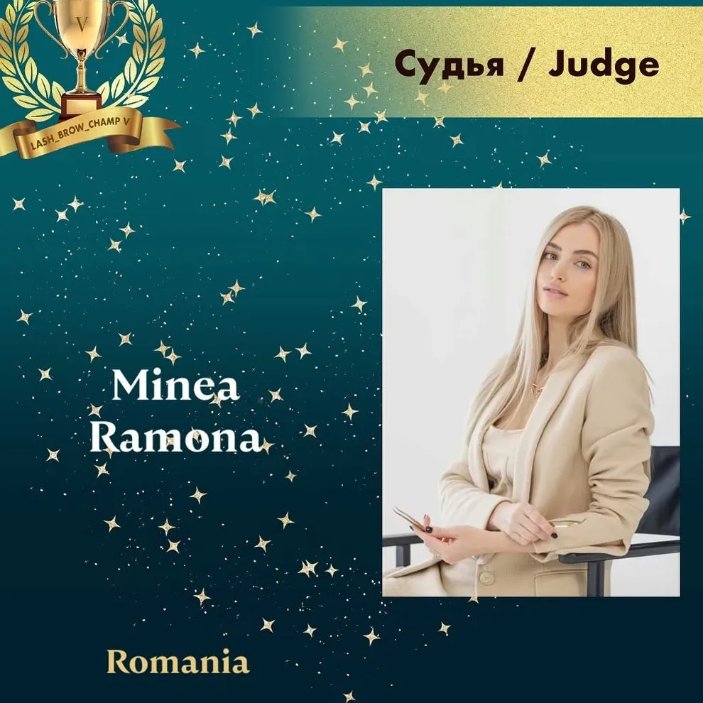Minea Ramona — WBC judge banner, season 5