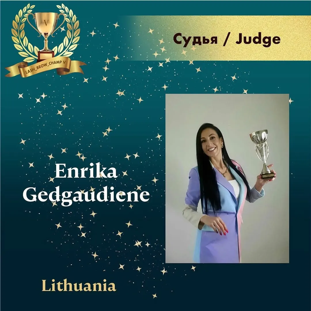 Enrika Gedgaudiene — WBC judge banner, season 5