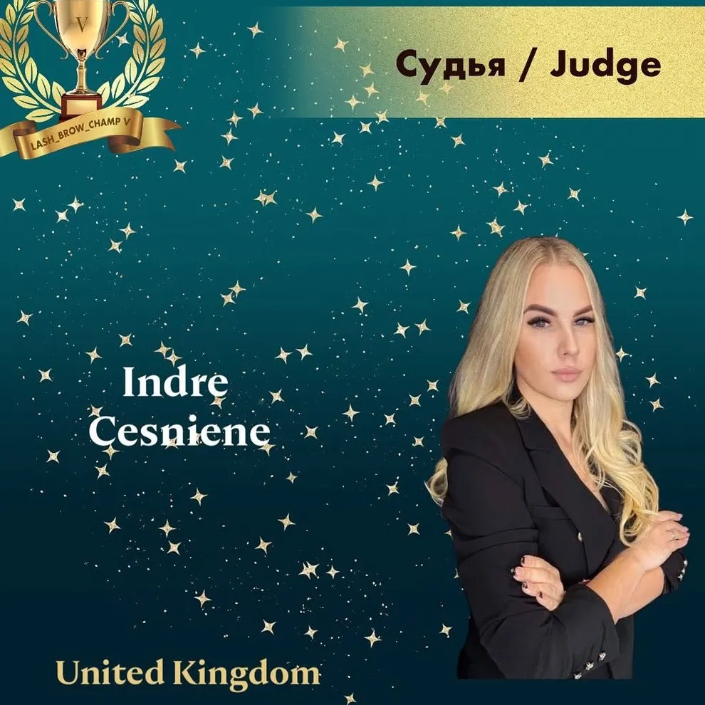 Indre Cesniene — WBC judge banner, season 5