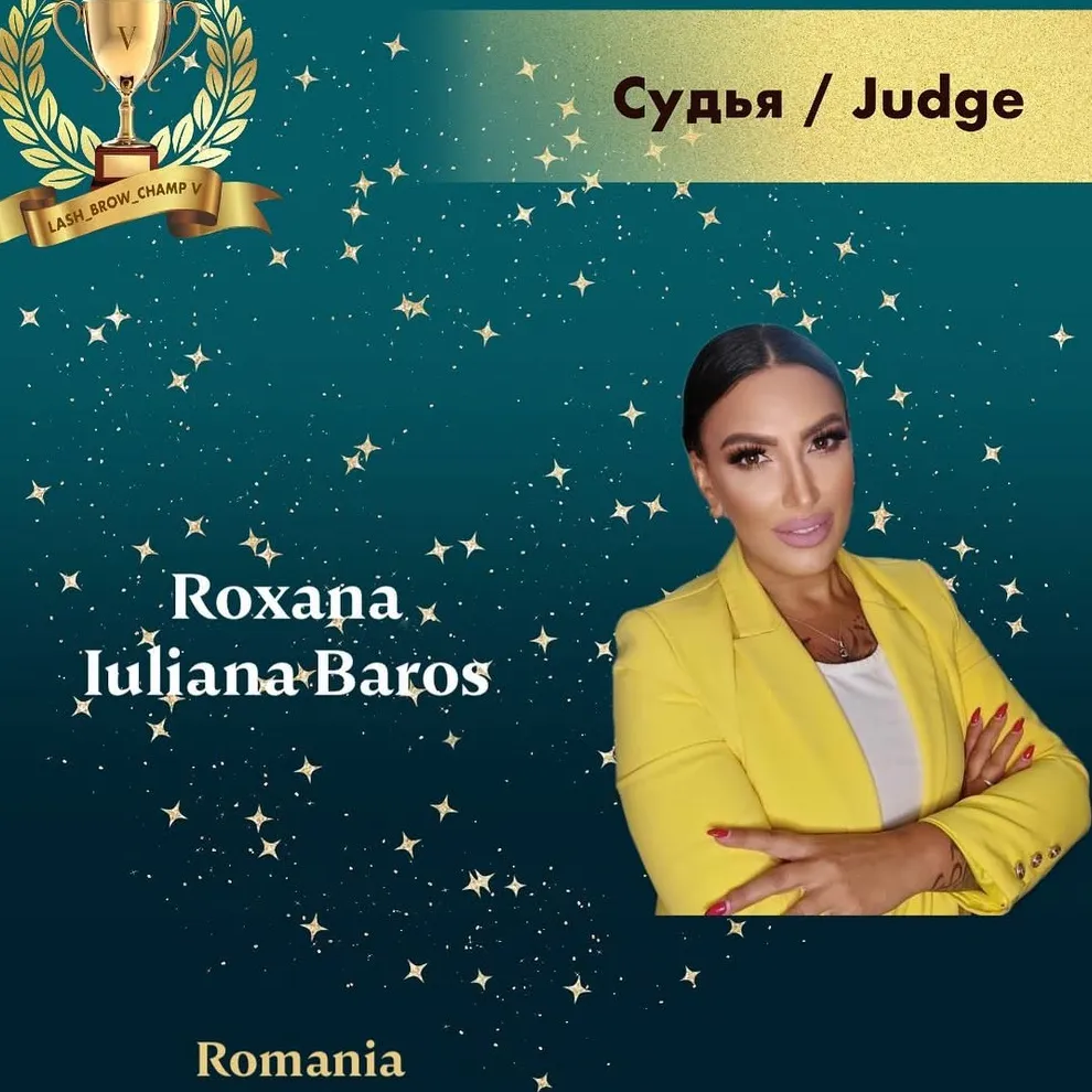 Roxana Iuliana Baros — WBC judge banner, season 5