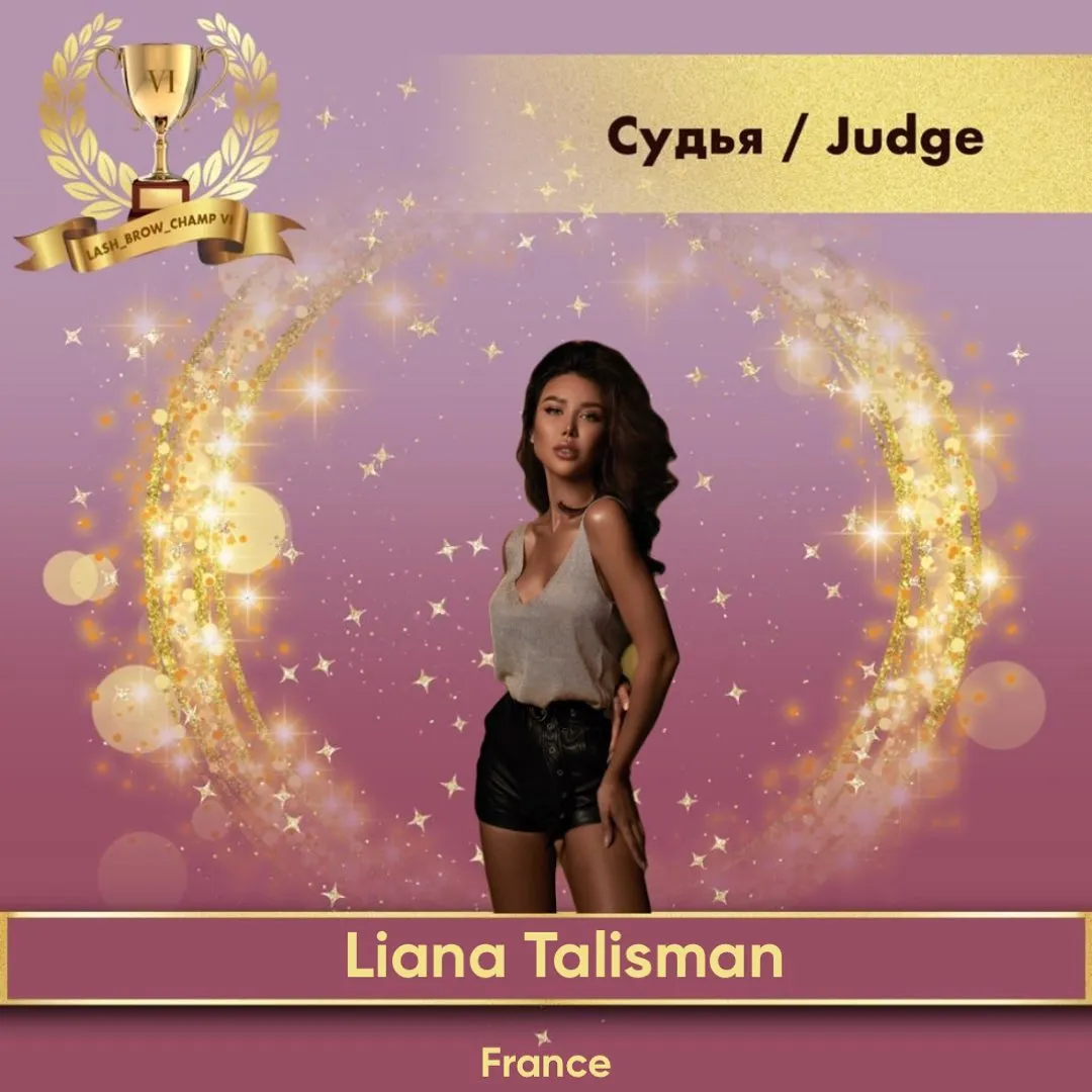 Liana Talisman — WBC judge banner, season 6