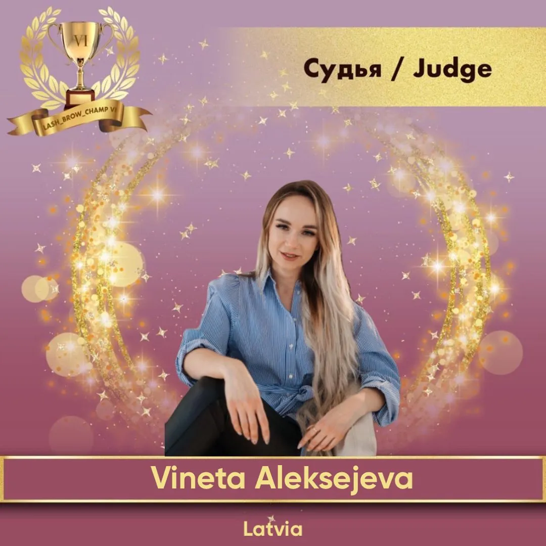 Vineta Aleksejeva — WBC judge banner, season 6