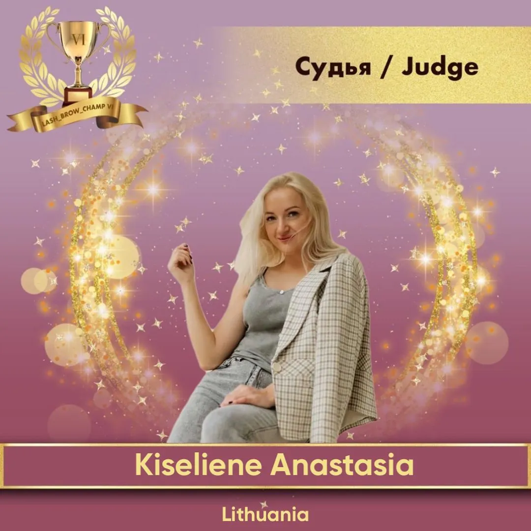 Kiseliene Anastasia — WBC judge banner, season 6