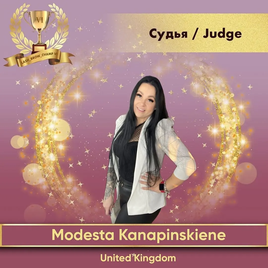 Modesta Kanapinskiene — WBC judge banner, season 6