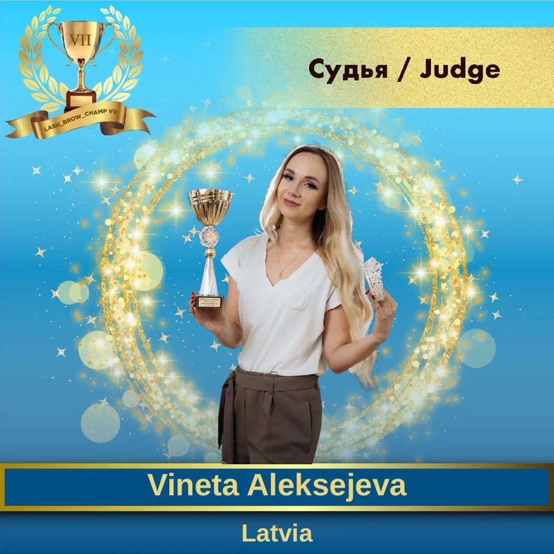 Vineta Aleksejeva — WBC judge banner, season 7