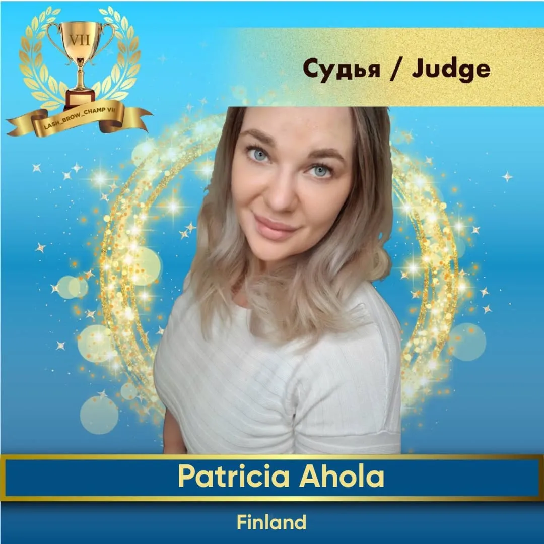 Patricia Ahola — WBC judge banner, season 7