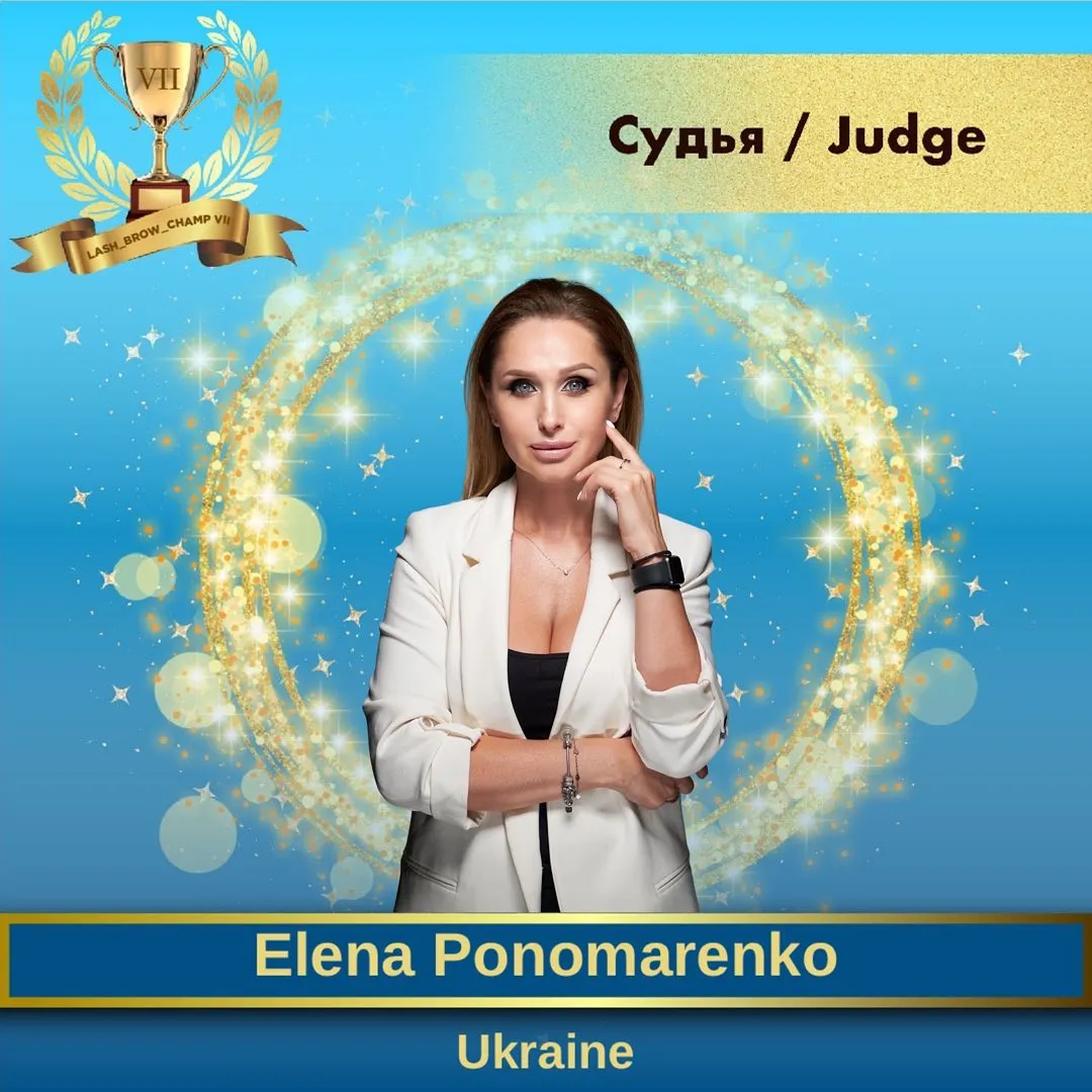 Ponomarenko Olena — WBC judge banner, season 7