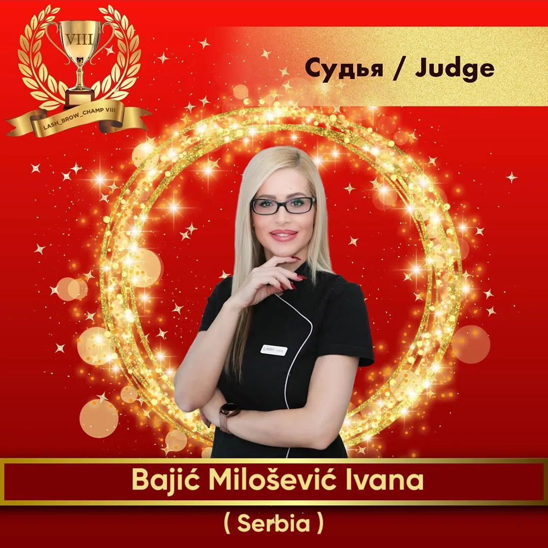 Bajić Milošević Ivana — WBC judge banner, season 8