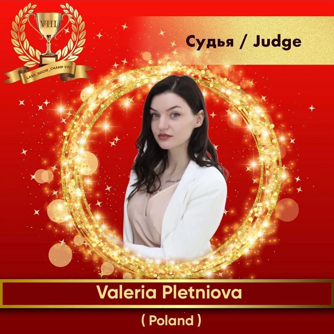 Valeryia Pletniova — WBC judge banner, season 8