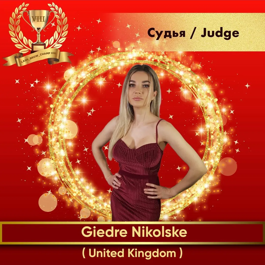 Giedre Nikolske — WBC judge banner, season 8