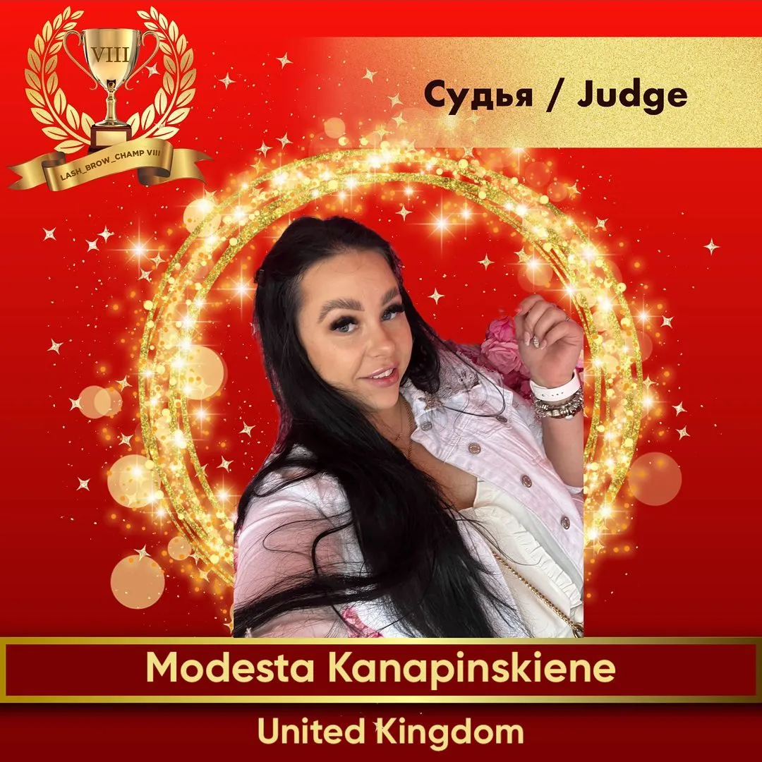 Modesta Kanapinskiene — WBC judge banner, season 8