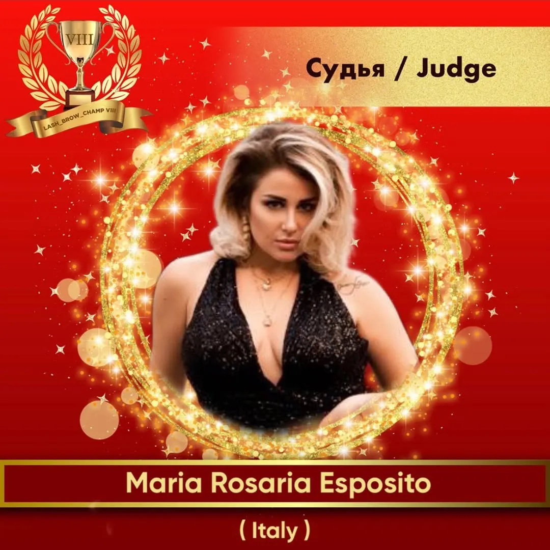 Esposito Maria Rosaria — WBC judge banner, season 8