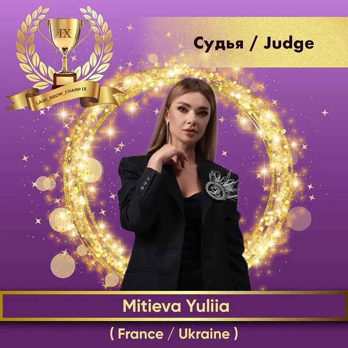 Mitieva Yuliia — WBC judge banner, season 9