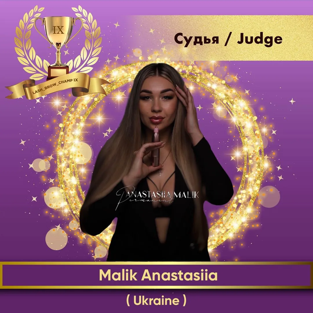 Malik Anastasiia — WBC judge banner, season 9