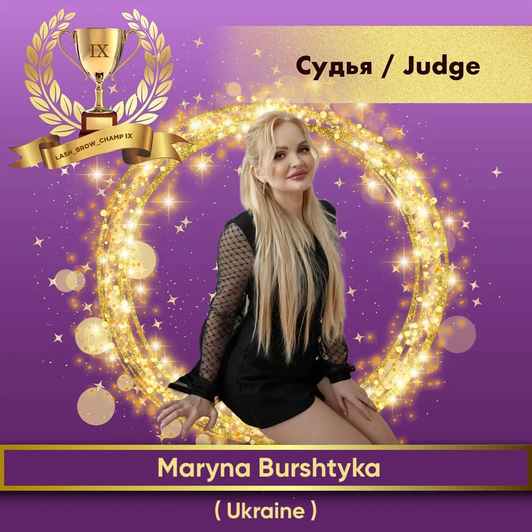 Maryna Burshtyka — WBC judge banner, season 9