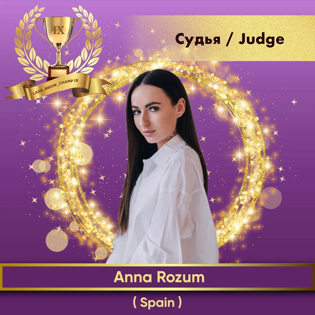 Anna Rozum — WBC judge banner, season 9
