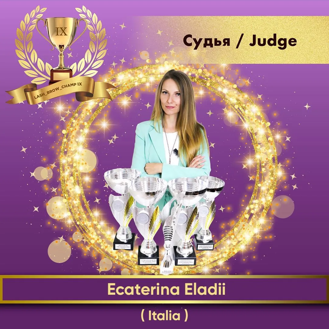 Ecaterina Eladii — WBC judge banner, season 9