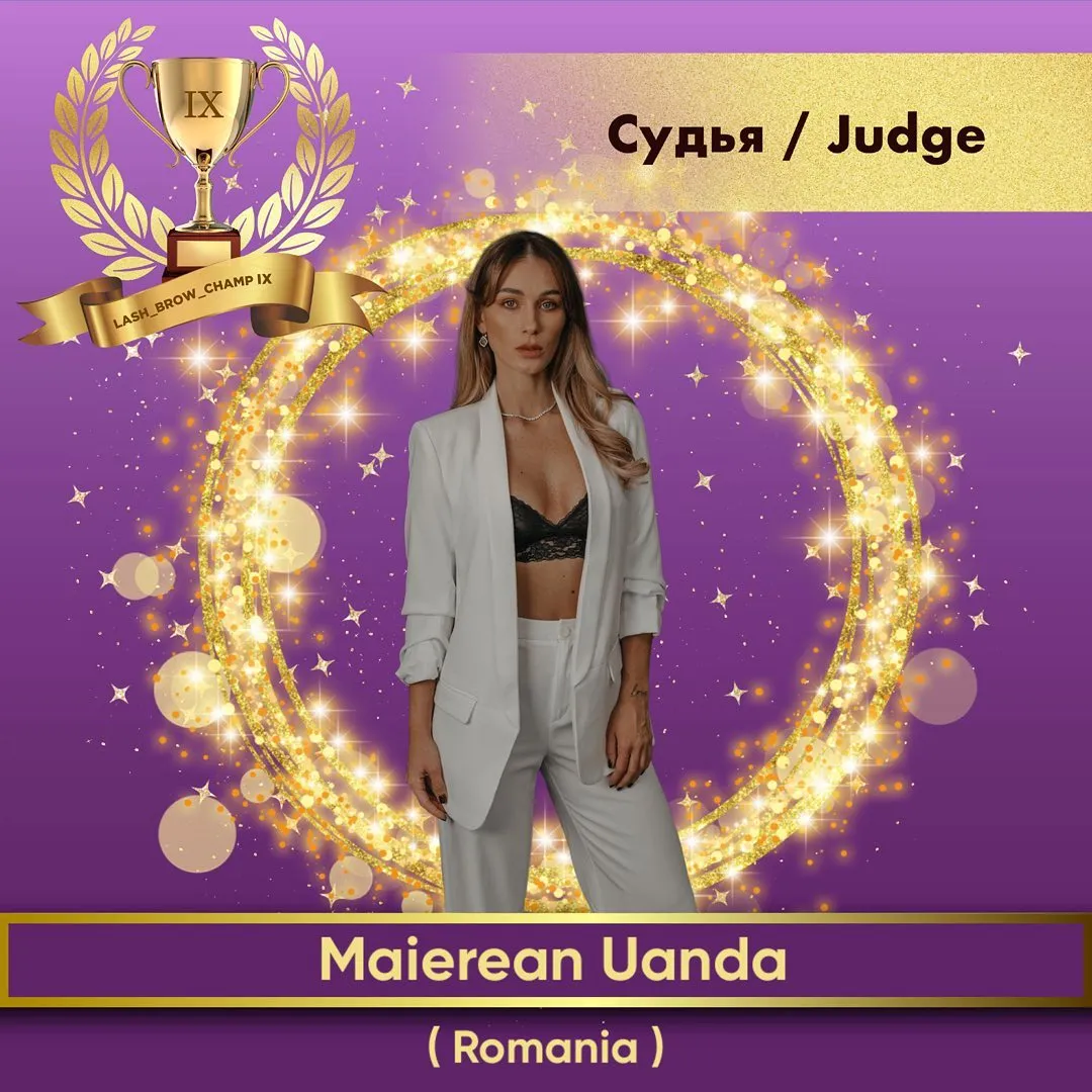 Maierean Uanda — WBC judge banner, season 9