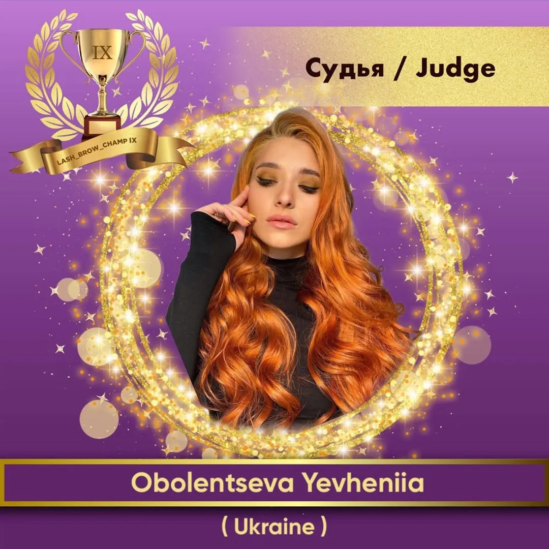 Obolentseva Yevheniia — WBC judge banner, season 9