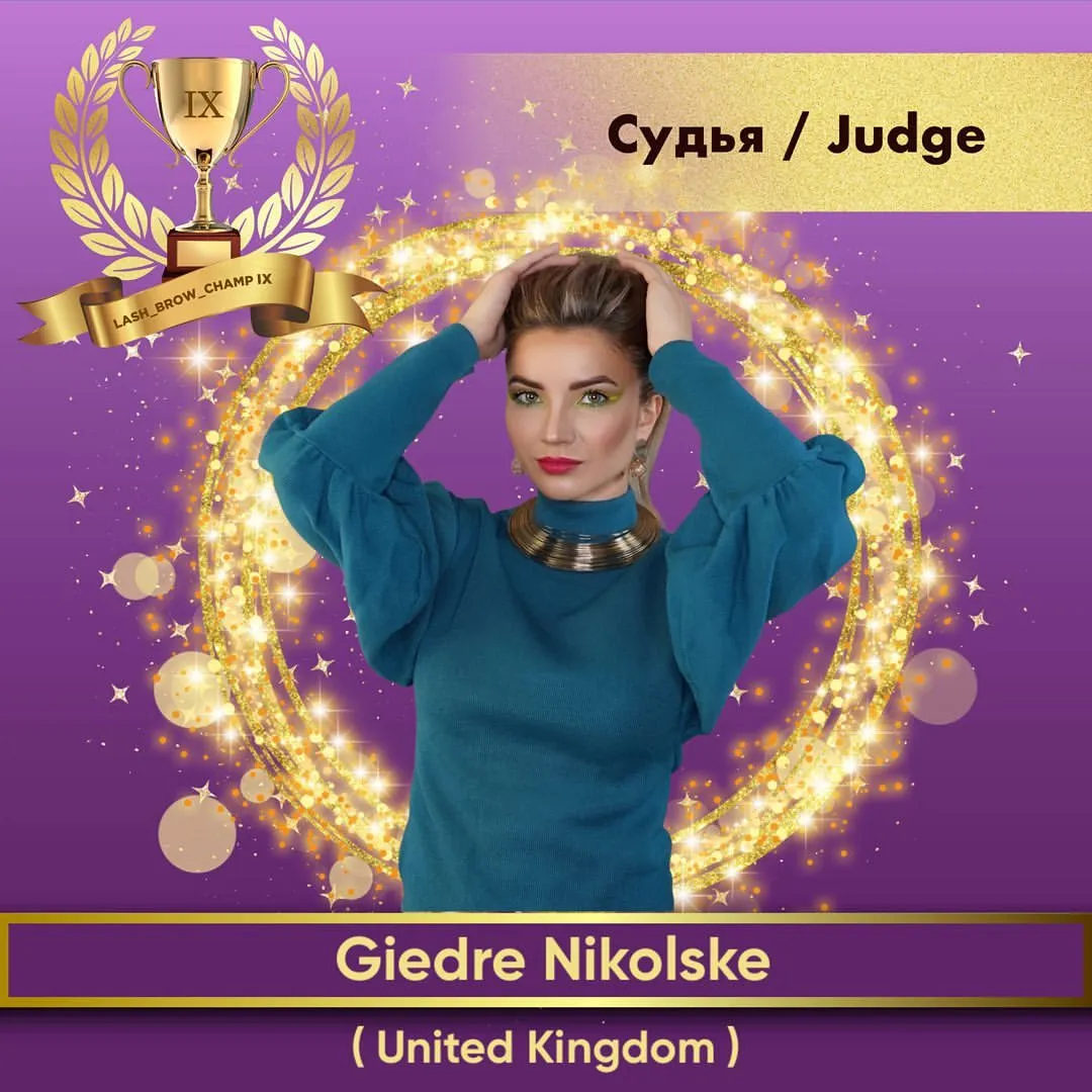 Giedre Nikolske — WBC judge banner, season 9