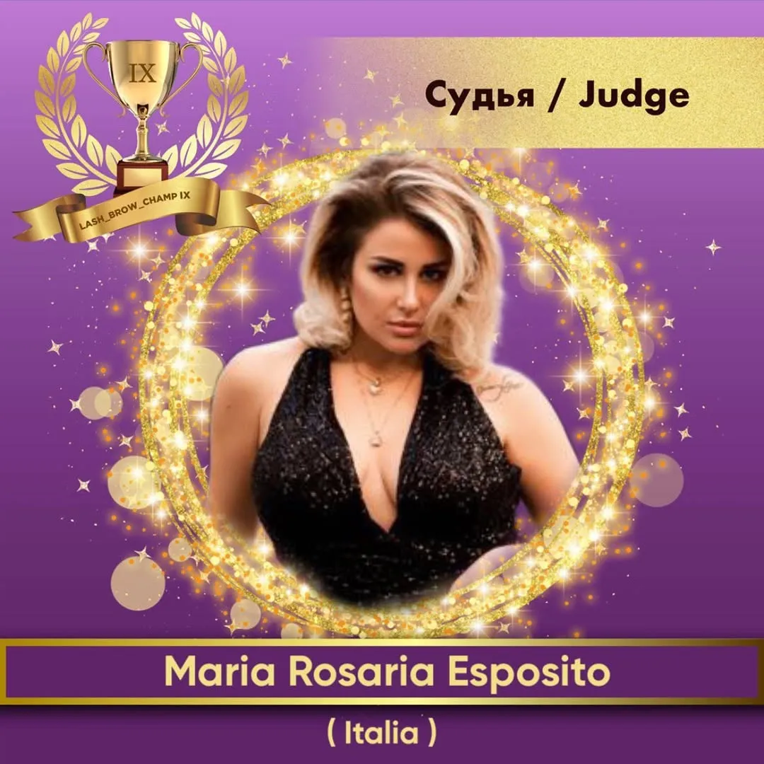 Esposito Maria Rosaria — WBC judge banner, season 9