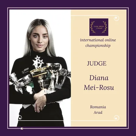 Diana Mei-Rosu — WBC judge banner