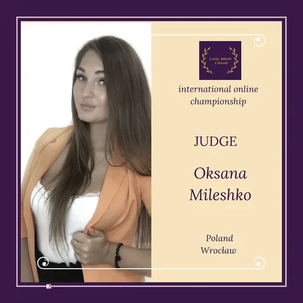 Oksana Mileshko — WBC judge banner