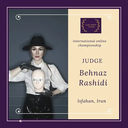 Behnaz Rashidi — WBC judge banner