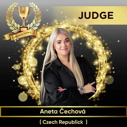 Aneta Čechová — WBC judge banner