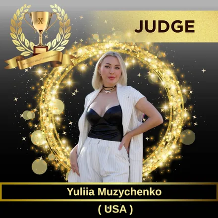 Yuliia Muzychenko — WBC judge banner