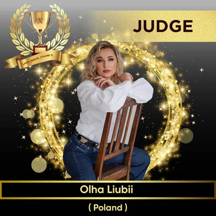 Olha Liubii — WBC judge banner