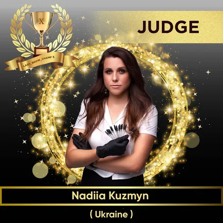 Nadiia Kuzmyn — WBC judge banner