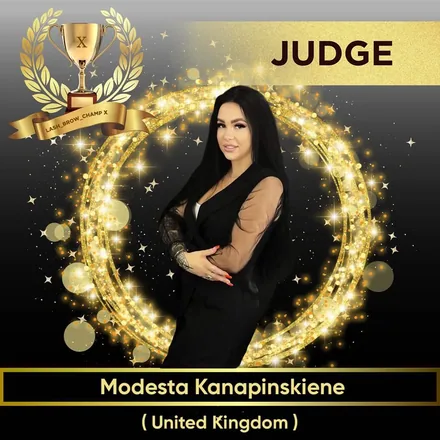 Modesta Kanapinskiene — WBC judge banner