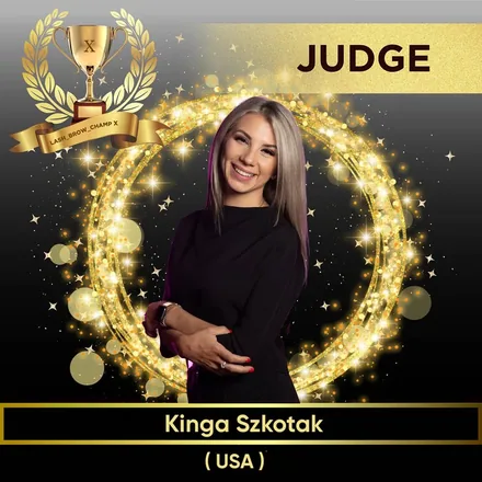 Kinga Szkotak — WBC judge banner