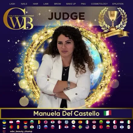 Manuela Del Castello — WBC judge banner