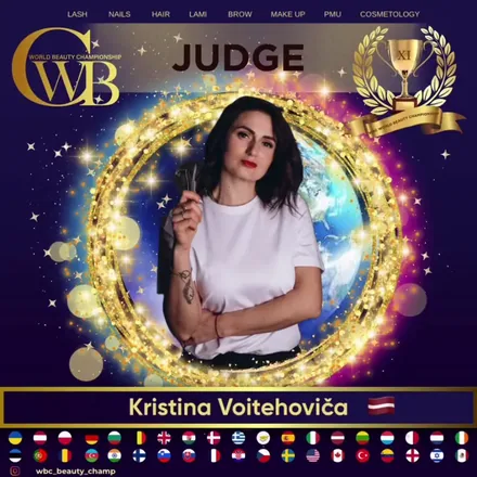 Kristina Voitehoviča — WBC judge banner