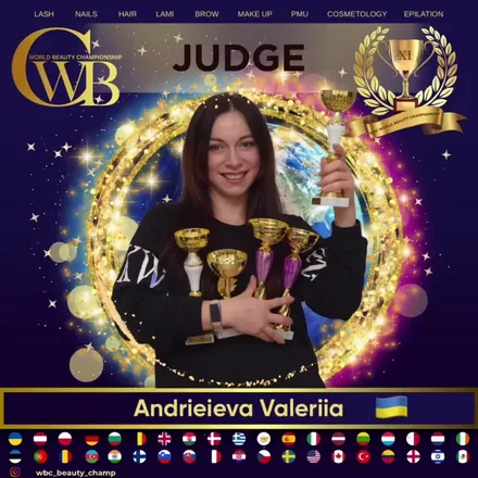 Andrieieva Valeriia — WBC judge banner
