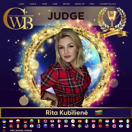 Rita Kubilienė — WBC judge banner