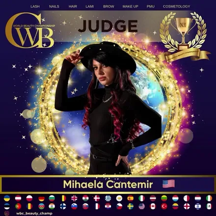 Mihaela Cantemir — WBC judge banner
