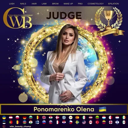 Ponomarenko Olena — WBC judge banner