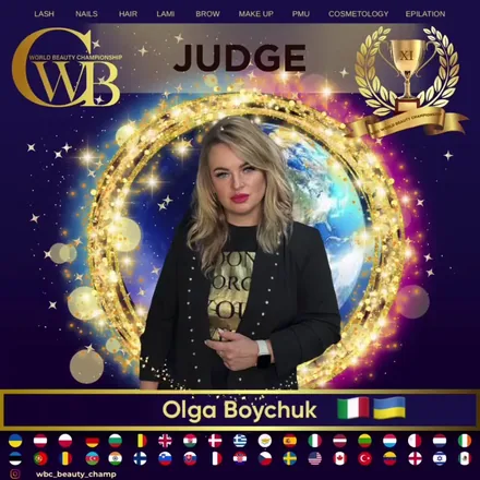 Boichuk Olga — WBC judge banner