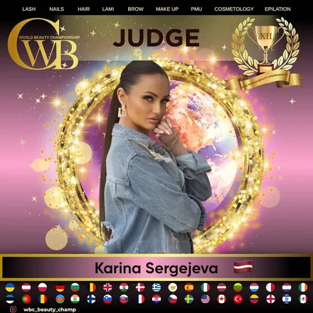 Karina Sergejeva — WBC judge banner