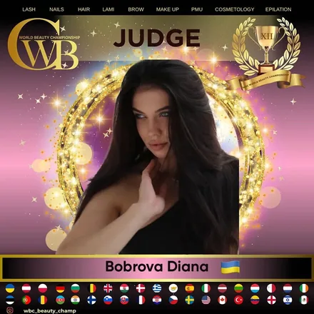 Bobrova Diana — WBC judge banner