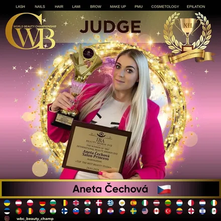 Aneta Čechová — WBC judge banner