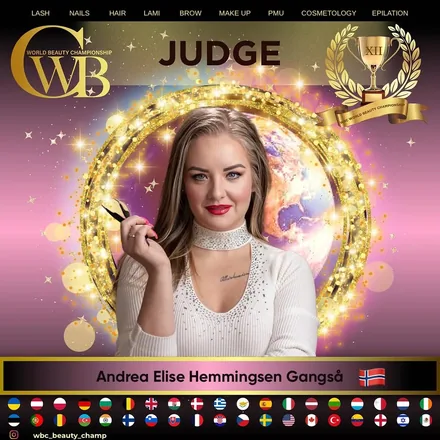 Andrea Gangså — WBC judge banner