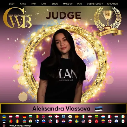 Aleksandra Vlassova — WBC judge banner